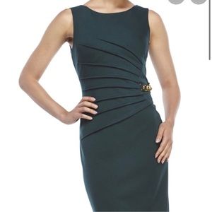 green dress ivanka Ivanka Sequin Mini Dress (Hunter Green) main image 1